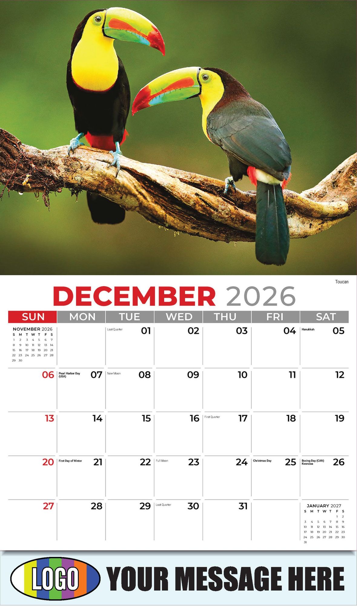 2026 International Wildlife Business Promotional Calendar