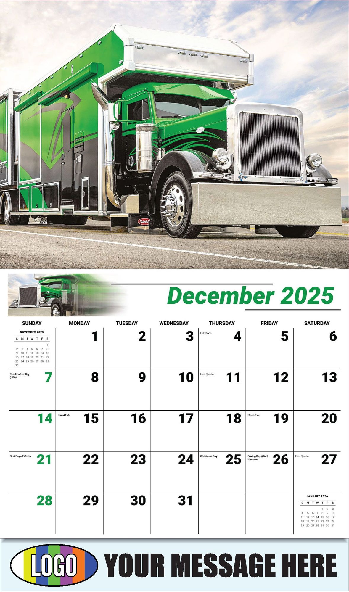 2026 Kings of the Road Business Promotional Calendar