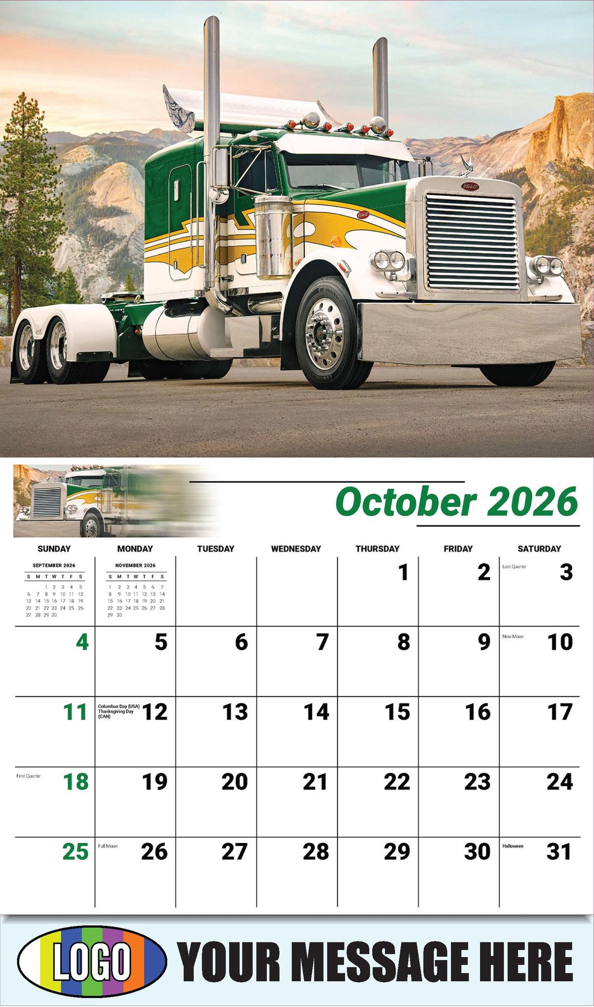 2026 Kings of the Road Business Promotional Calendar