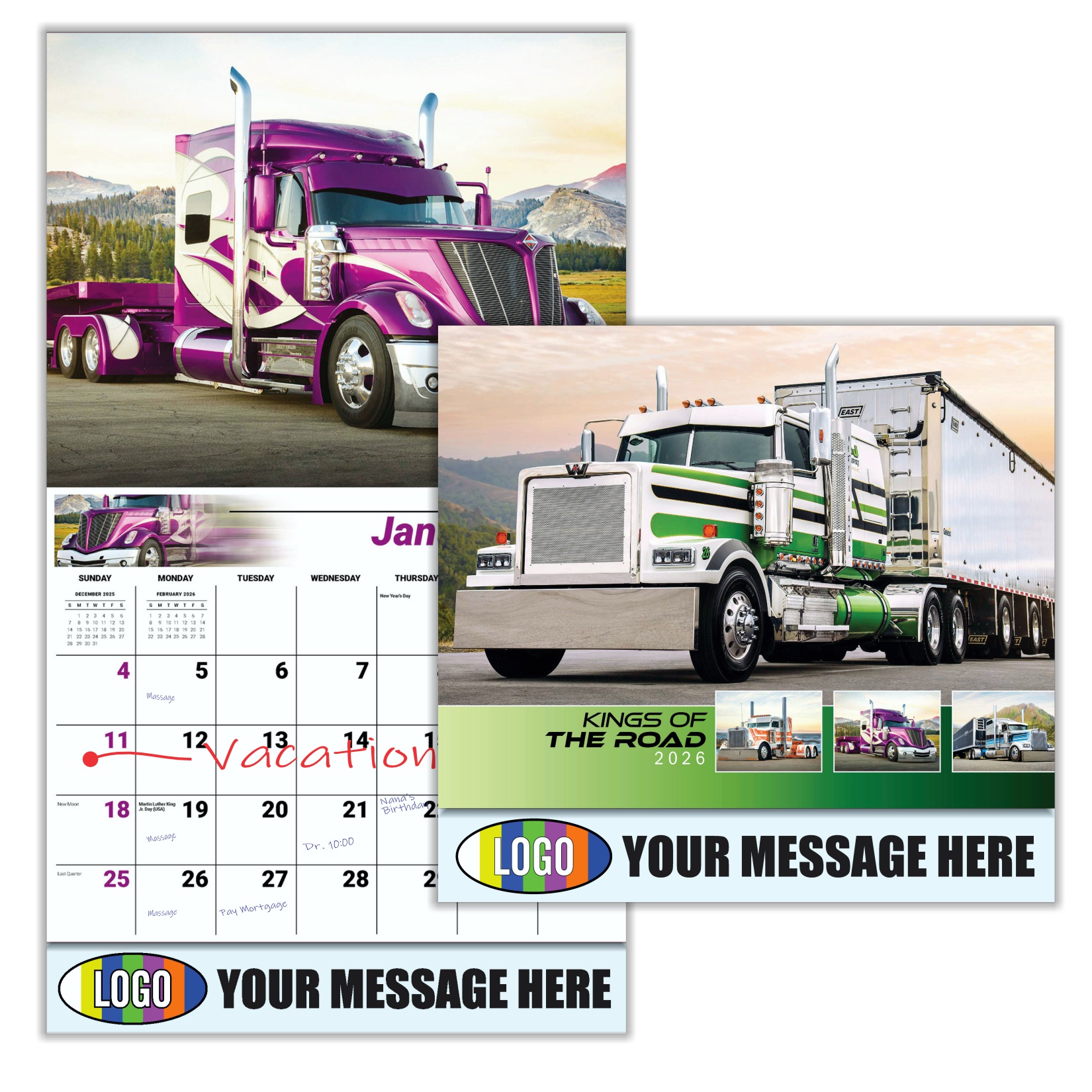 2026 Kings of the Road Business Promotional Calendar