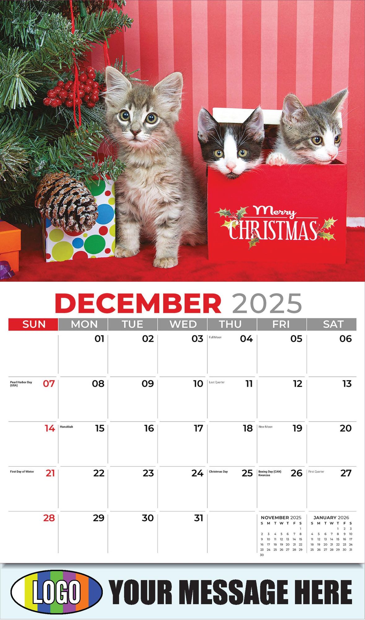 2026 Kittens Business Promotional Calendar