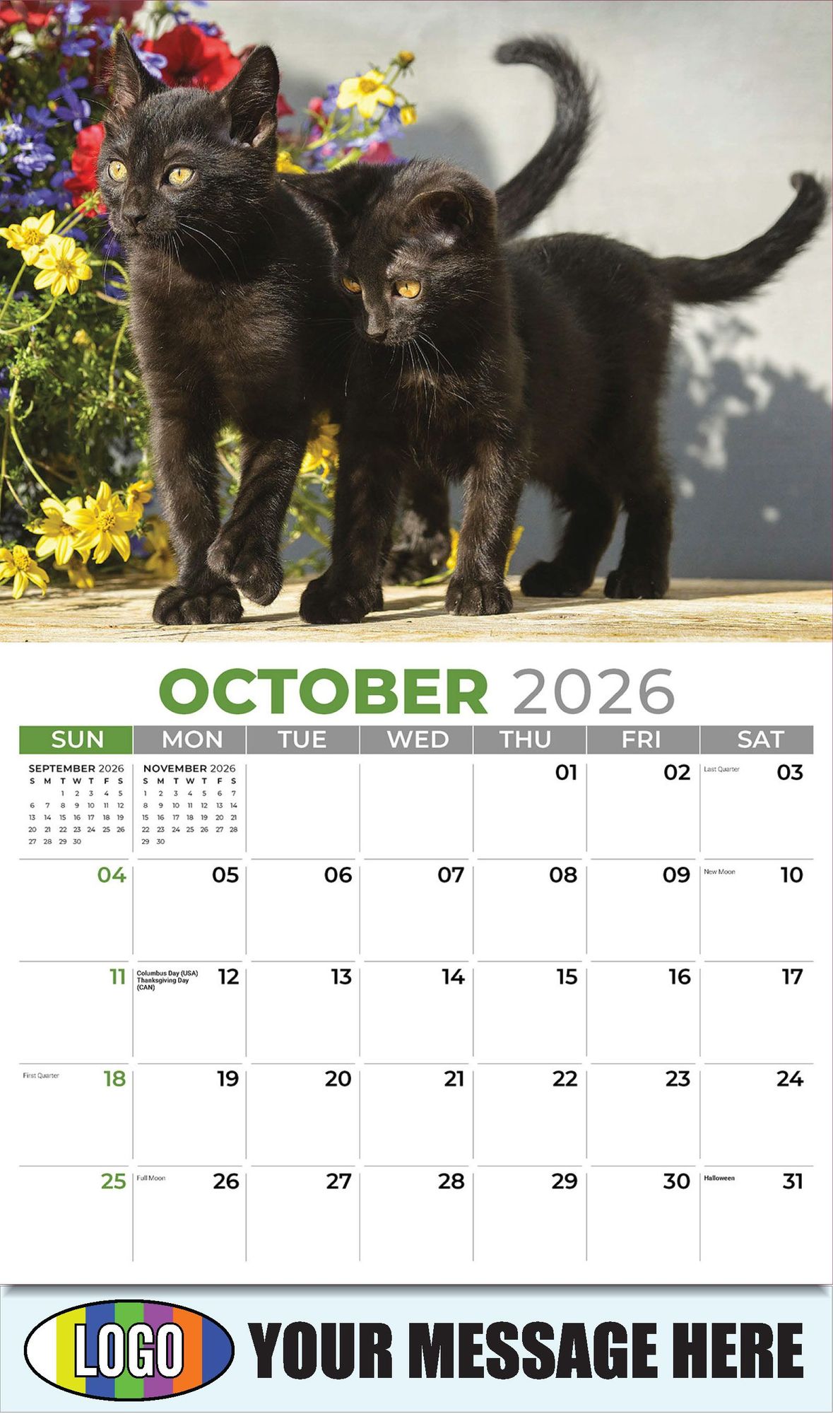2026 Kittens Business Promotional Calendar