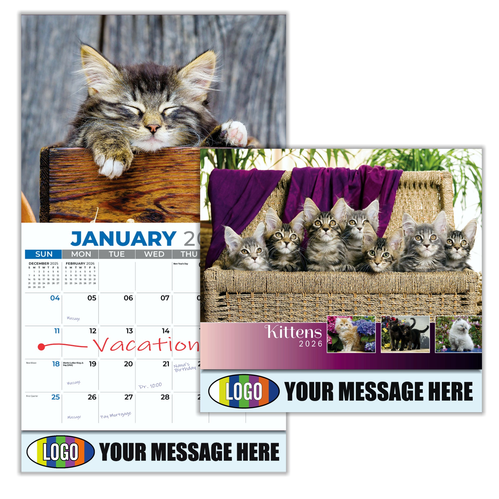 2026 Kittens Business Promotional Calendar