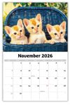 2026 Kittens wall calendar