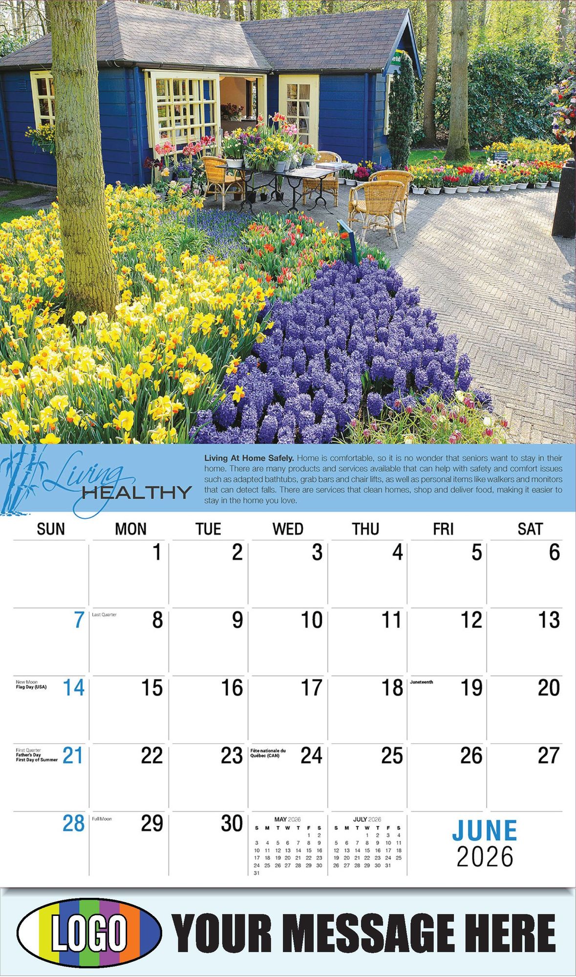 2026 Living Healthy Business Promotional Calendar
