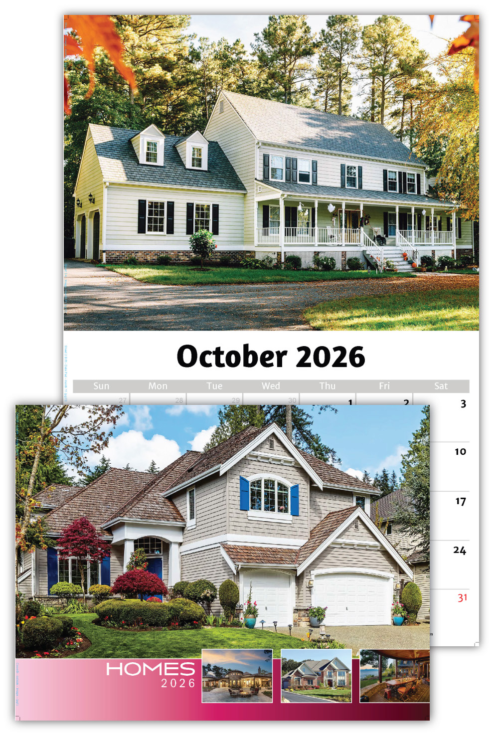 2026 Luxury Homes wall calendar