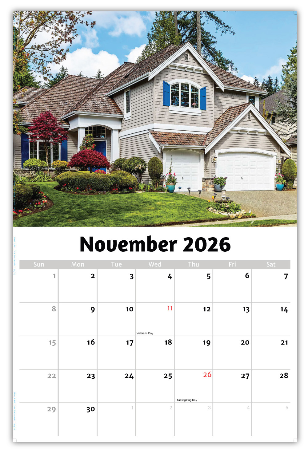 2026 Luxury Homes wall calendar