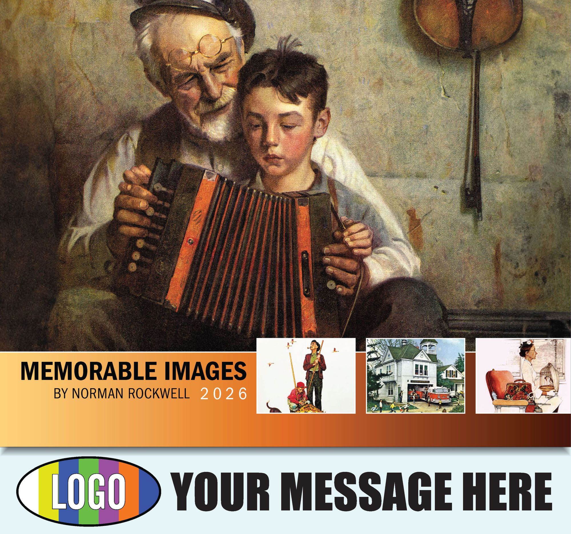 2026 Norman Rockwell Business Promotional Calendar - Memorable Images