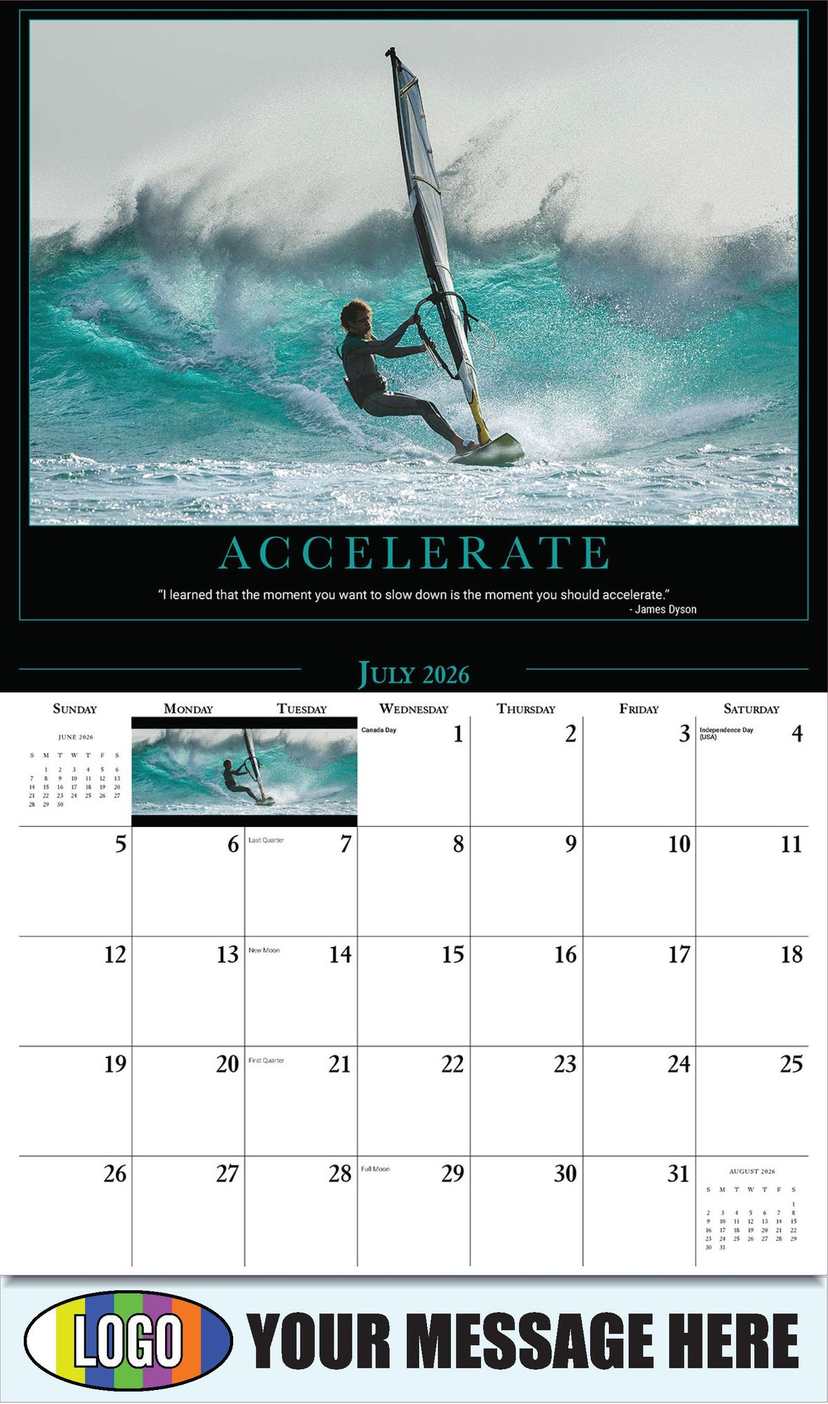 2026 Motivational Poster Business Promotional Calendar