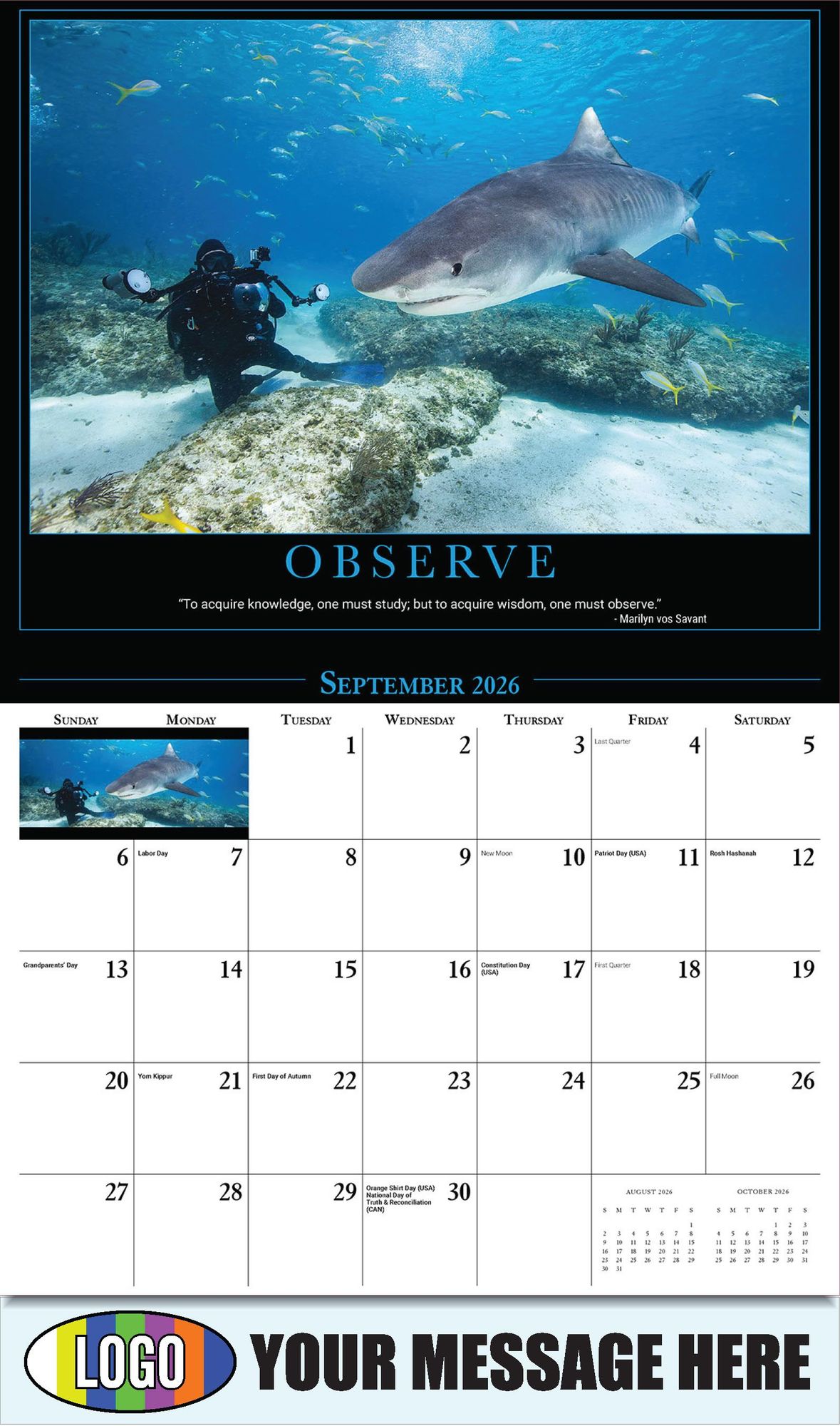 2026 Motivational Poster Business Promotional Calendar