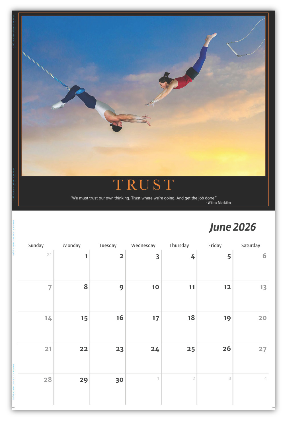 2026 Motivational Posters wall calendar