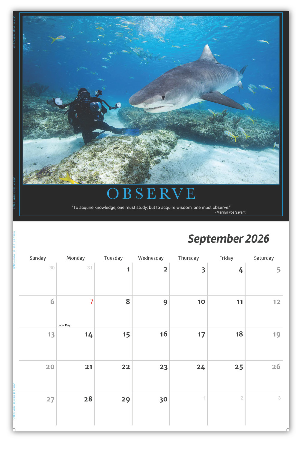 2026 Motivational Posters wall calendar