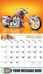 2026 Motorcycle Mania Business Promotional Calendar