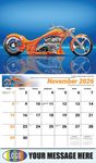 2026 Motorcycle Mania Business Promotional Calendar