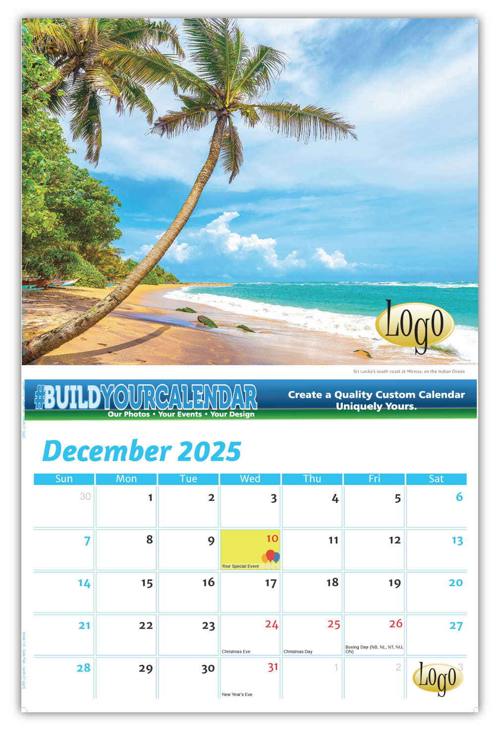 Custom Business Promotional Calendar