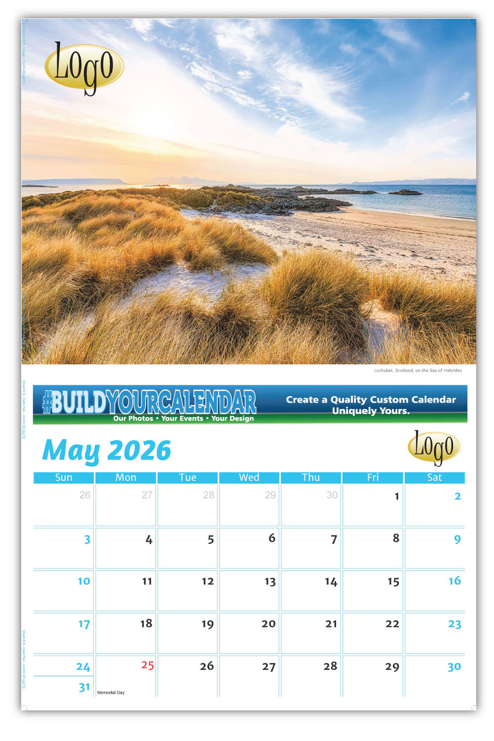 Custom Business Promotional Calendar