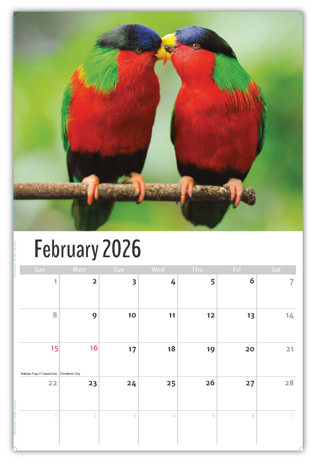 2026 Pets Wall Calendar