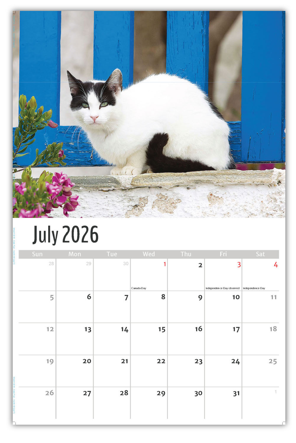 2026 Pets Wall Calendar