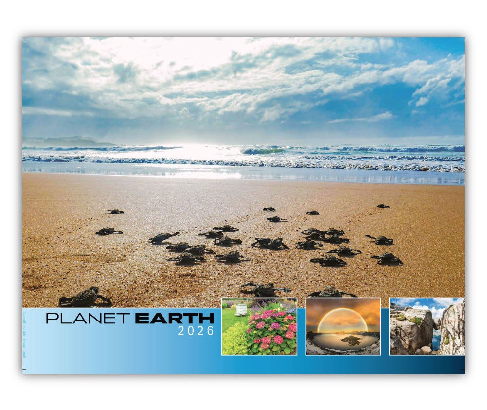 2026 Planet Earth Wall Calendar