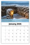 2026 Planet Earth Wall Calendar