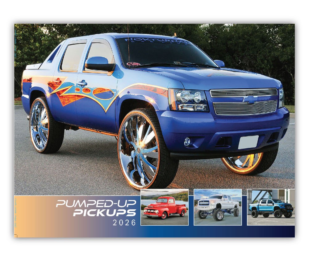2026 Wall Calendar - Pumped-Up Pickups