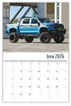 2026 Wall Calendar - Pumped-Up Pickups