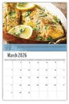 2026 Recipes Wall Calendar