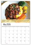 2026 Recipes Wall Calendar