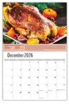 2026 Recipes Wall Calendar