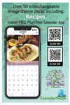 2026 Recipes Wall Calendar