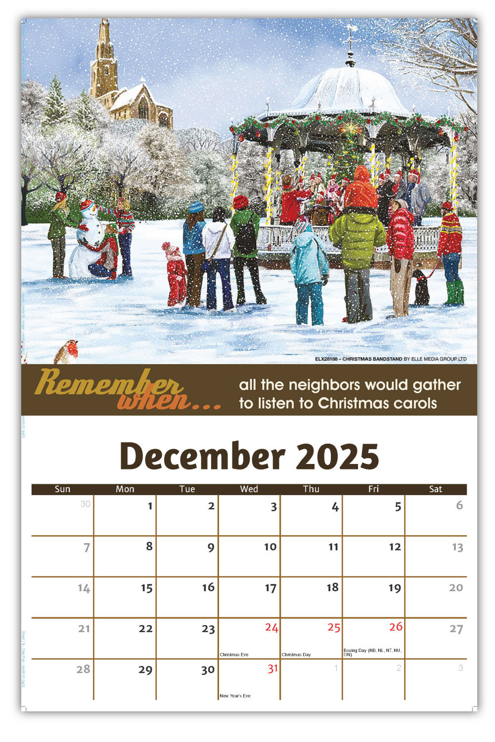 2026 Wall Calendar - Remember When...