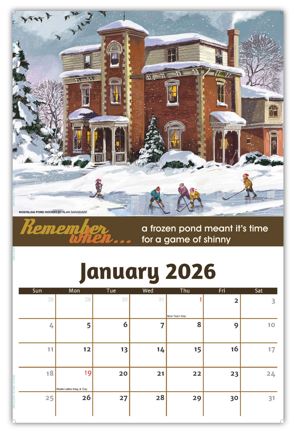 2026 Wall Calendar - Remember When...