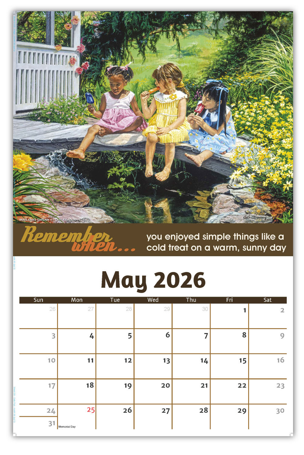 2026 Wall Calendar - Remember When...