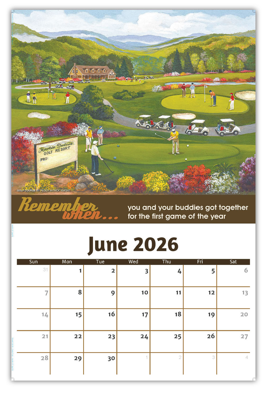 2026 Wall Calendar - Remember When...