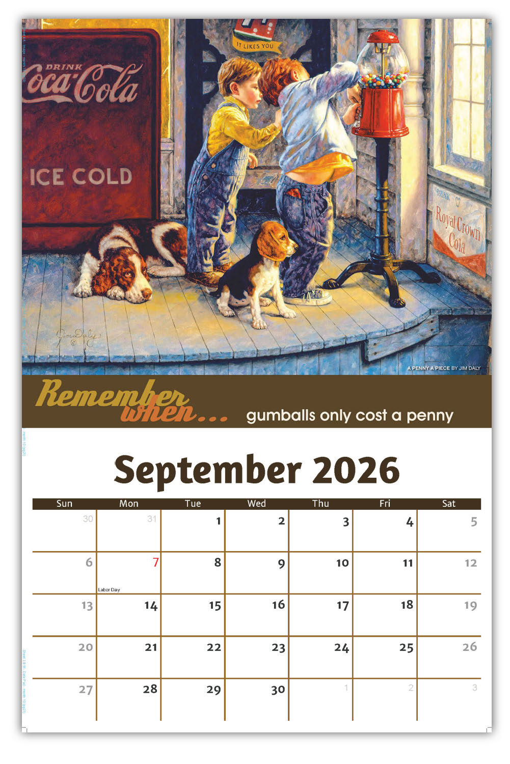 2026 Wall Calendar - Remember When...
