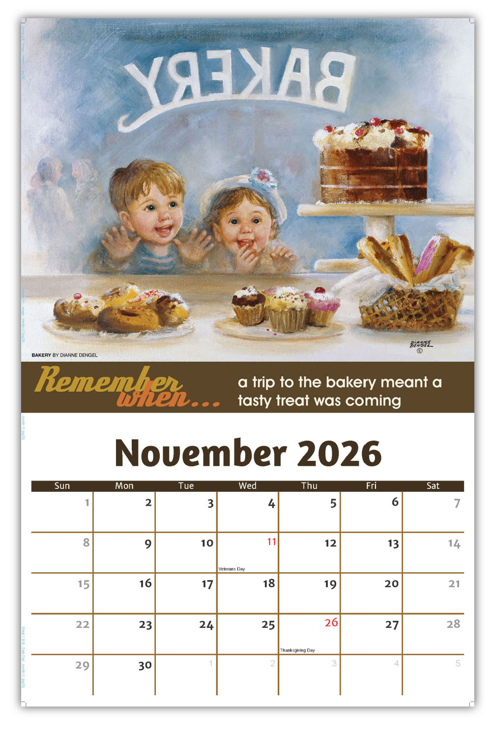 2026 Wall Calendar - Remember When...
