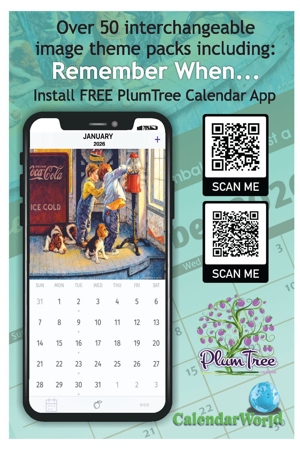 2026 Wall Calendar - Remember When...