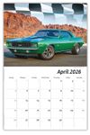 2026 Wall Calendar - Road Warriors - Hot Rods and Muscle Cars