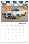 2026 Wall Calendar - Road Warriors - Hot Rods and Muscle Cars