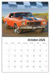 2026 Wall Calendar - Road Warriors - Hot Rods and Muscle Cars