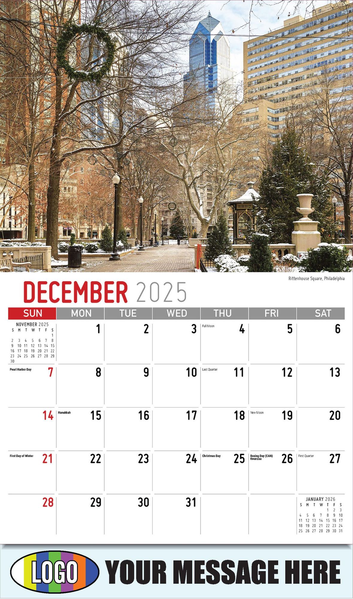2026 Scenes of America Business Promotional Calendar