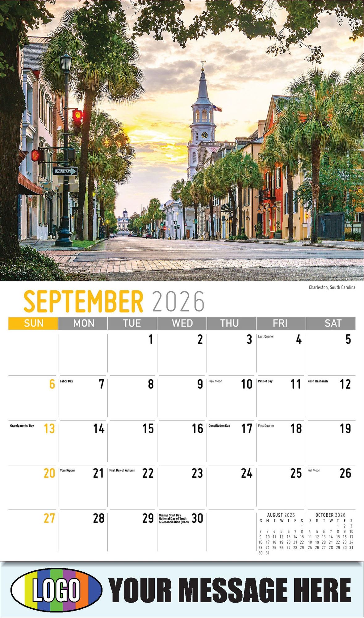 2026 Scenes of America Business Promotional Calendar
