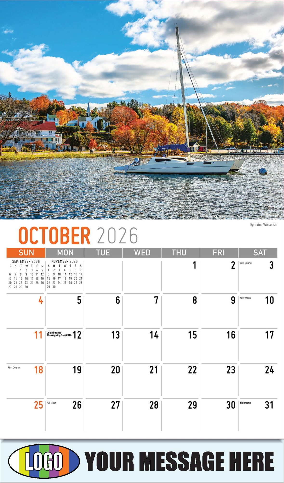2026 Scenes of America Business Promotional Calendar