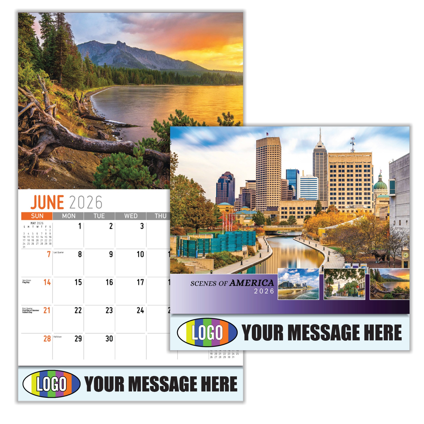 2026 Scenes of America Business Promotional Calendar