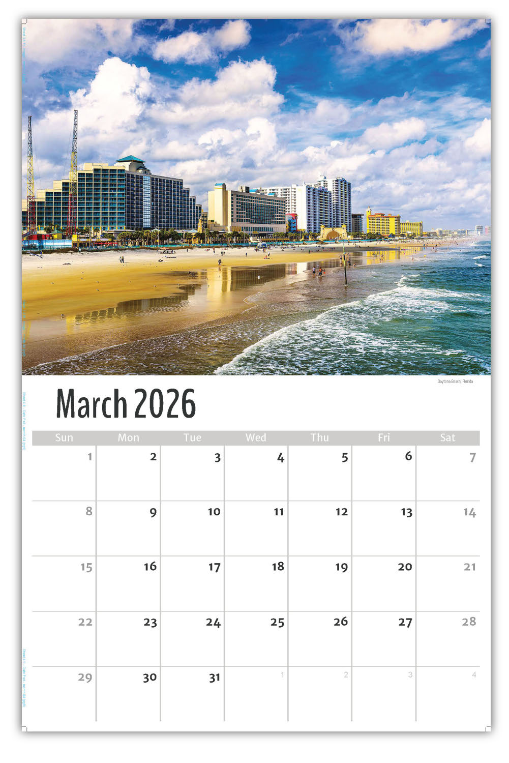 2026 Wall Calendar - Scenes of America