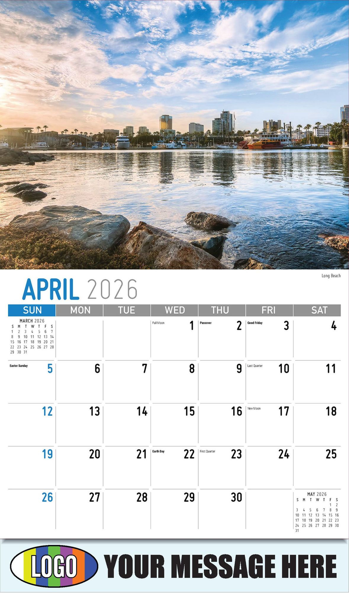 2026 Scenes of California Business Promotional Calendar