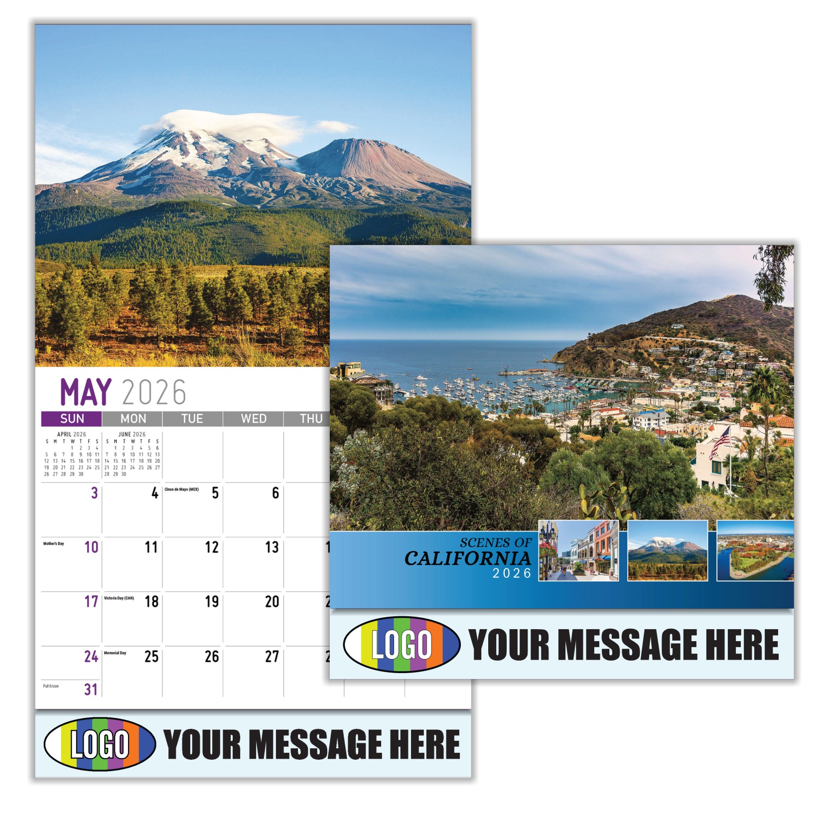 2026 Scenes of California Business Promotional Calendar
