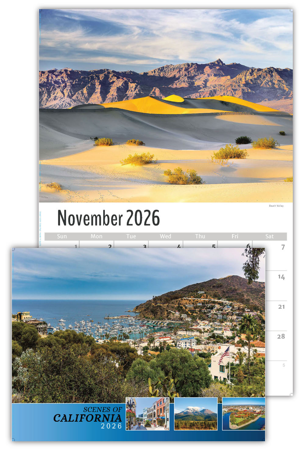2026 Wall Calendar - Scenes of California