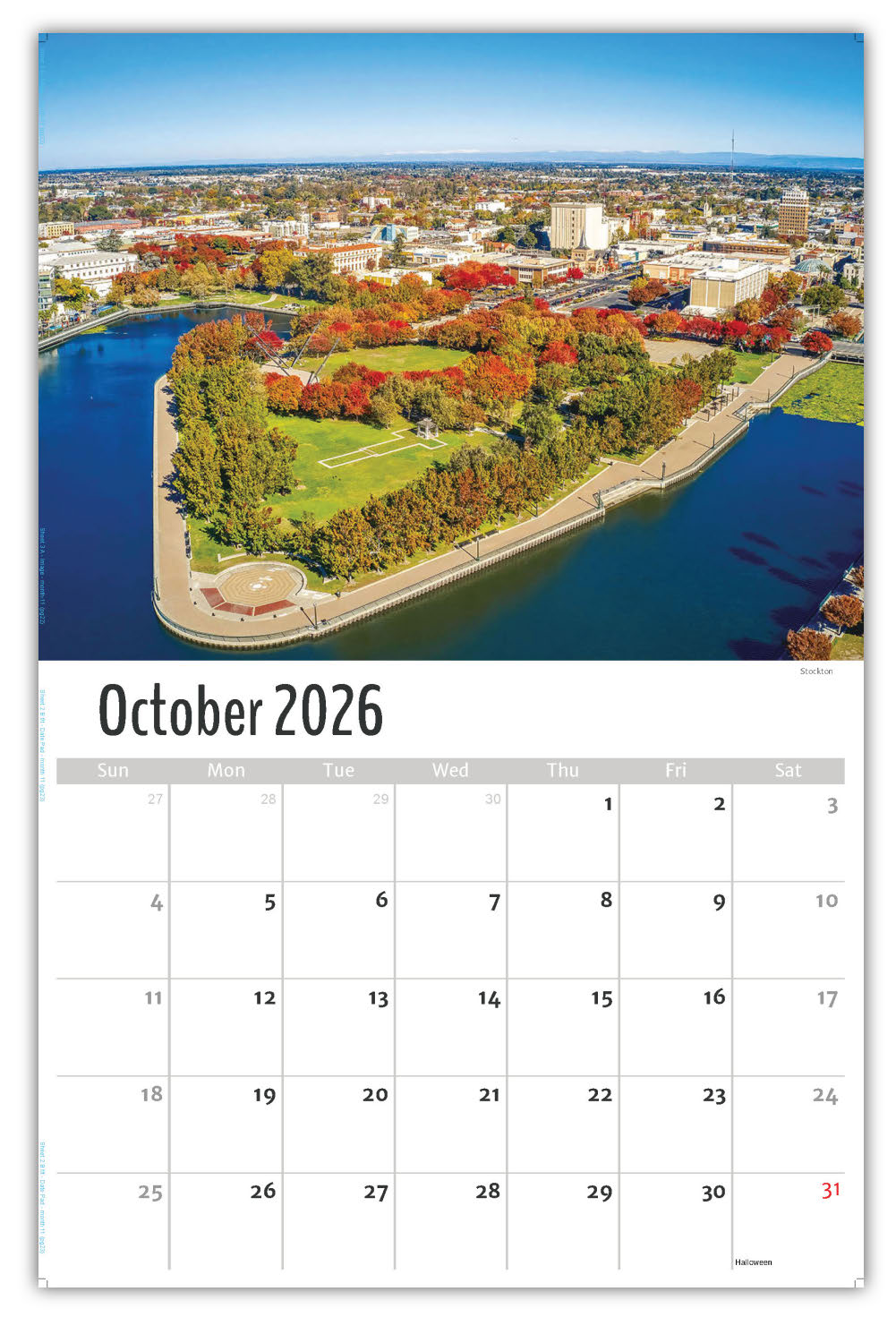 2026 Wall Calendar - Scenes of California