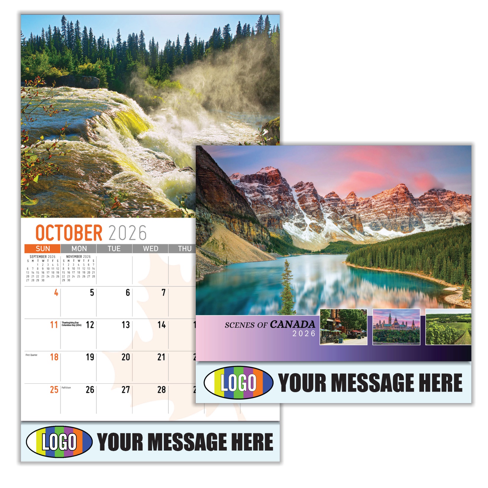 2026 Scenes of Canada Business Promotional Calendar